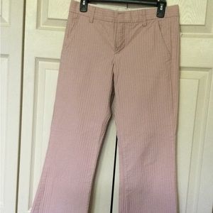 New Marc Jacobs Tonal Striped wide leg pink pants size 4
